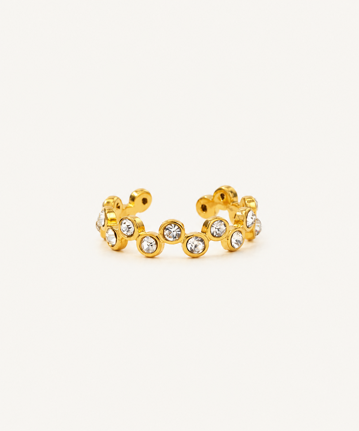Small Talk 18K Gold Plated Open Ring