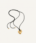 After Hours Gold Plated Organic Pendant Necklace