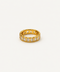 Midnight Glow 18K Gold Plated  Ring