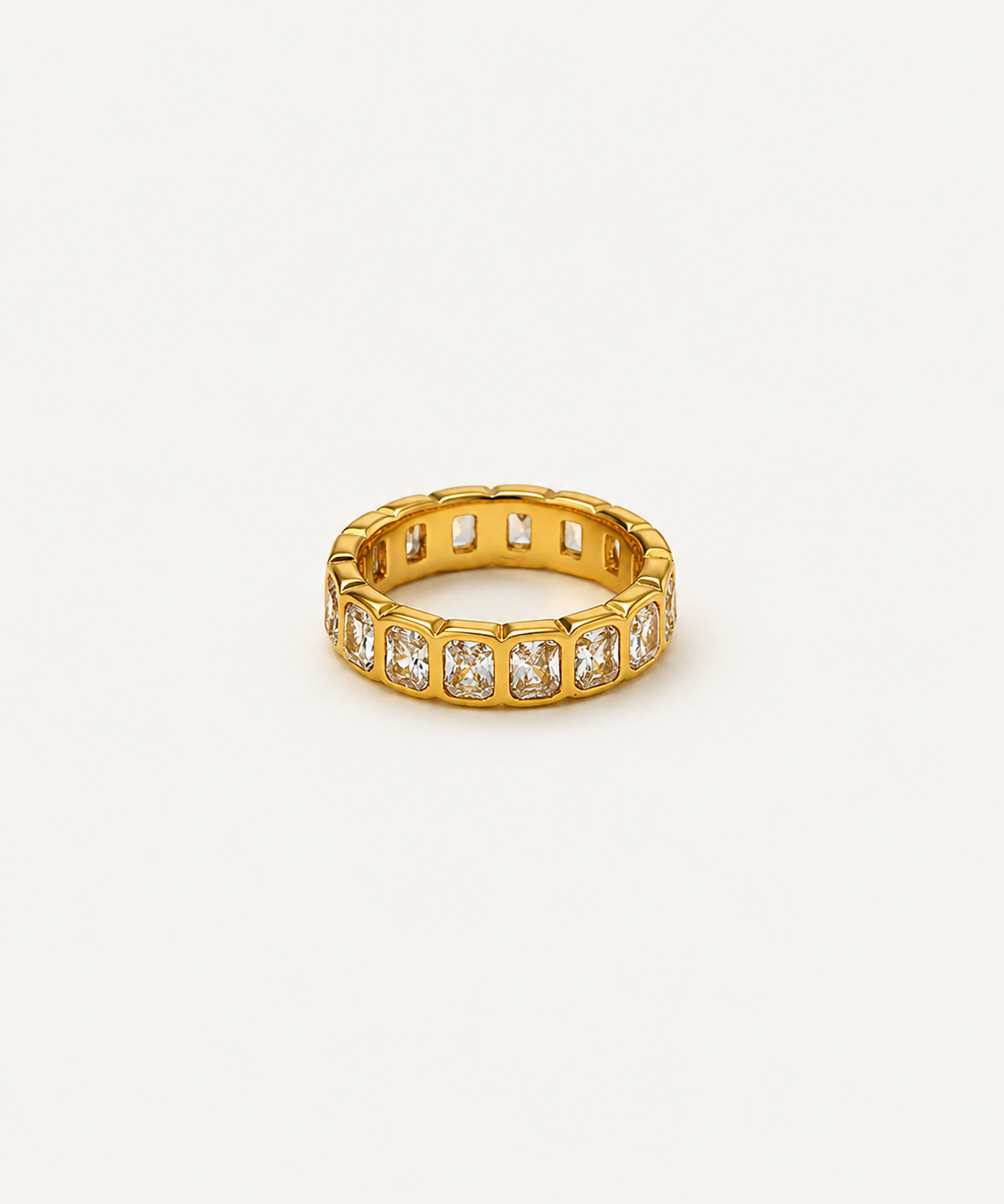 Midnight Glow 18K Gold Plated  Ring