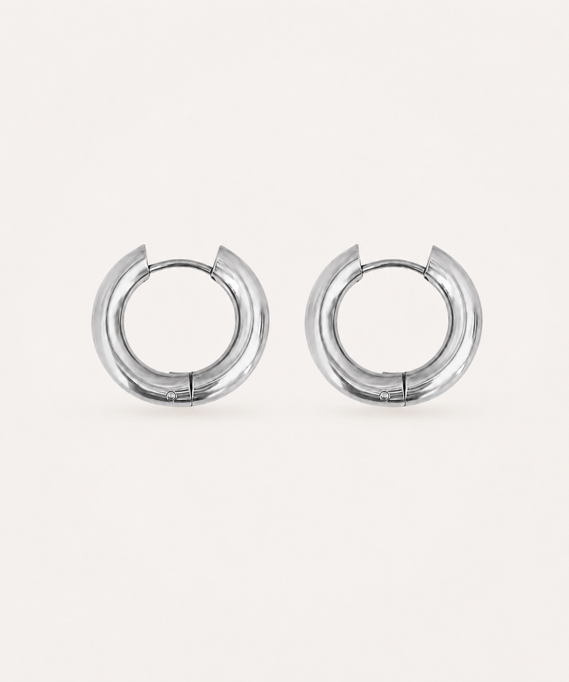Always On Silver Plated Huggie Hoops