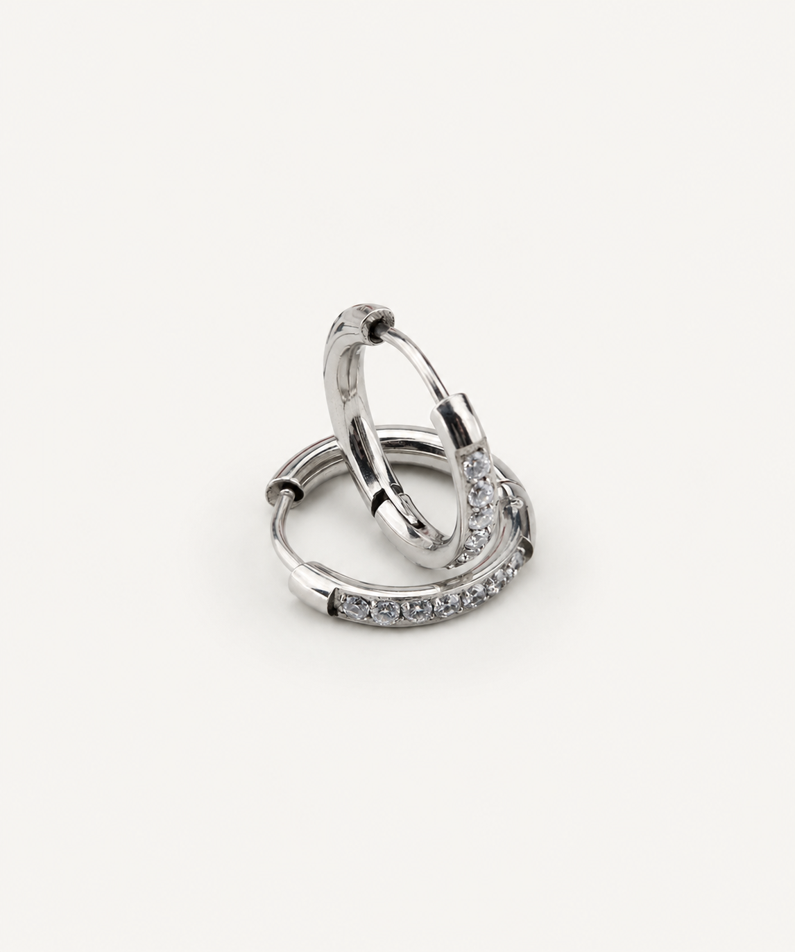 The Crystal Hoop Earrings