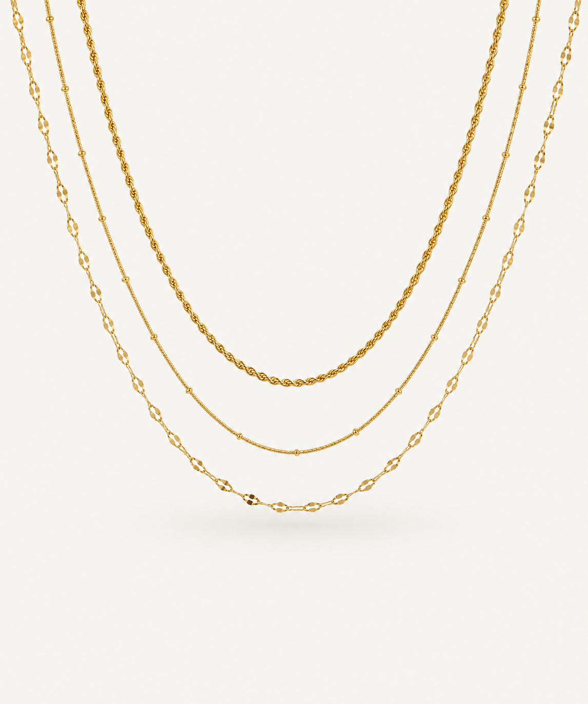 The Layered Chain Necklace Set