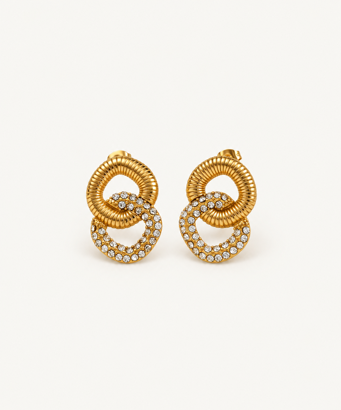 Midnight Glow 18k earrings