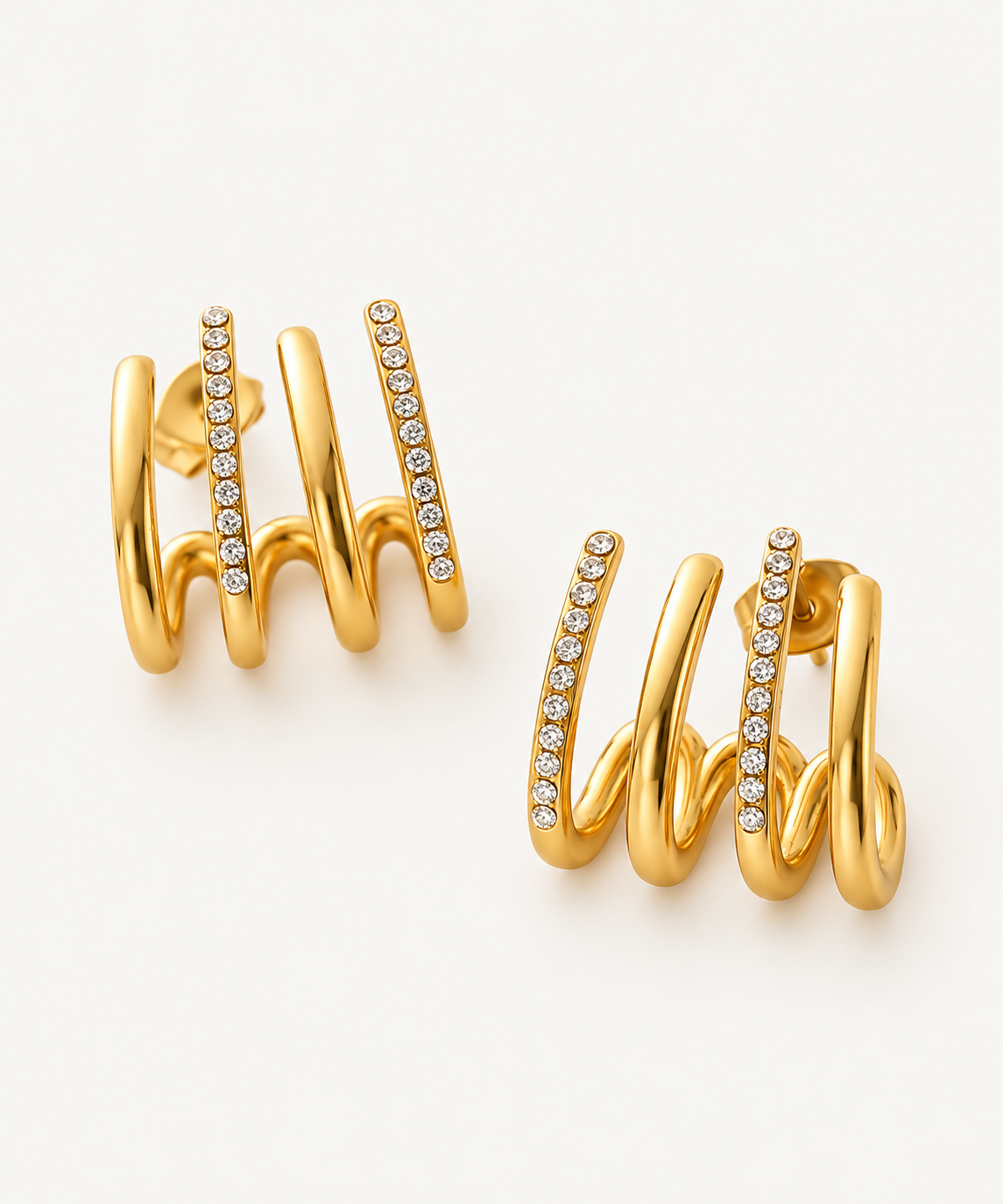 Glow 18k earrings