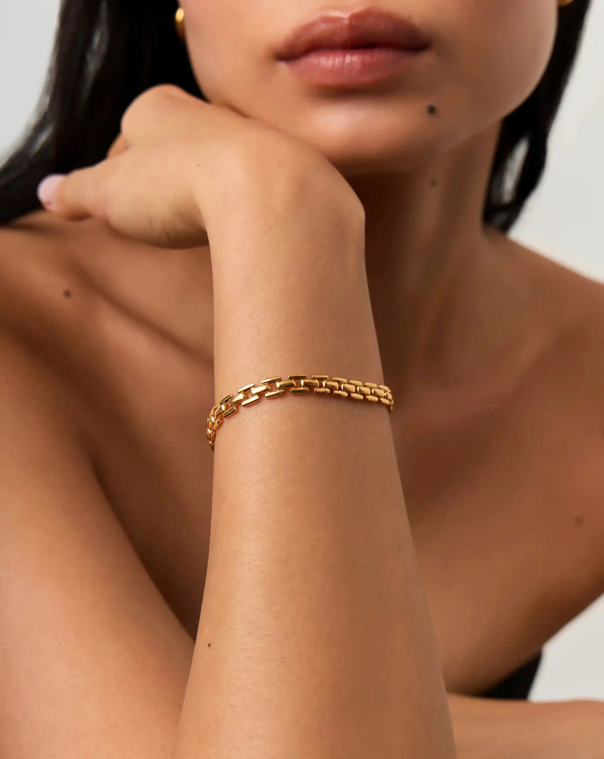 The Wide Link Bracelet