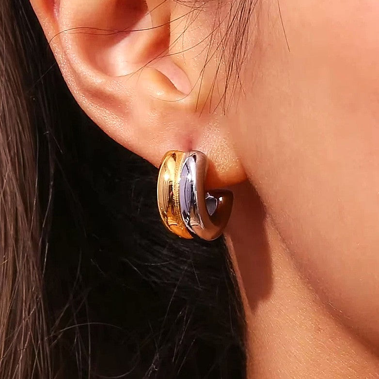 Sculpted Double Band Huggies Two toned