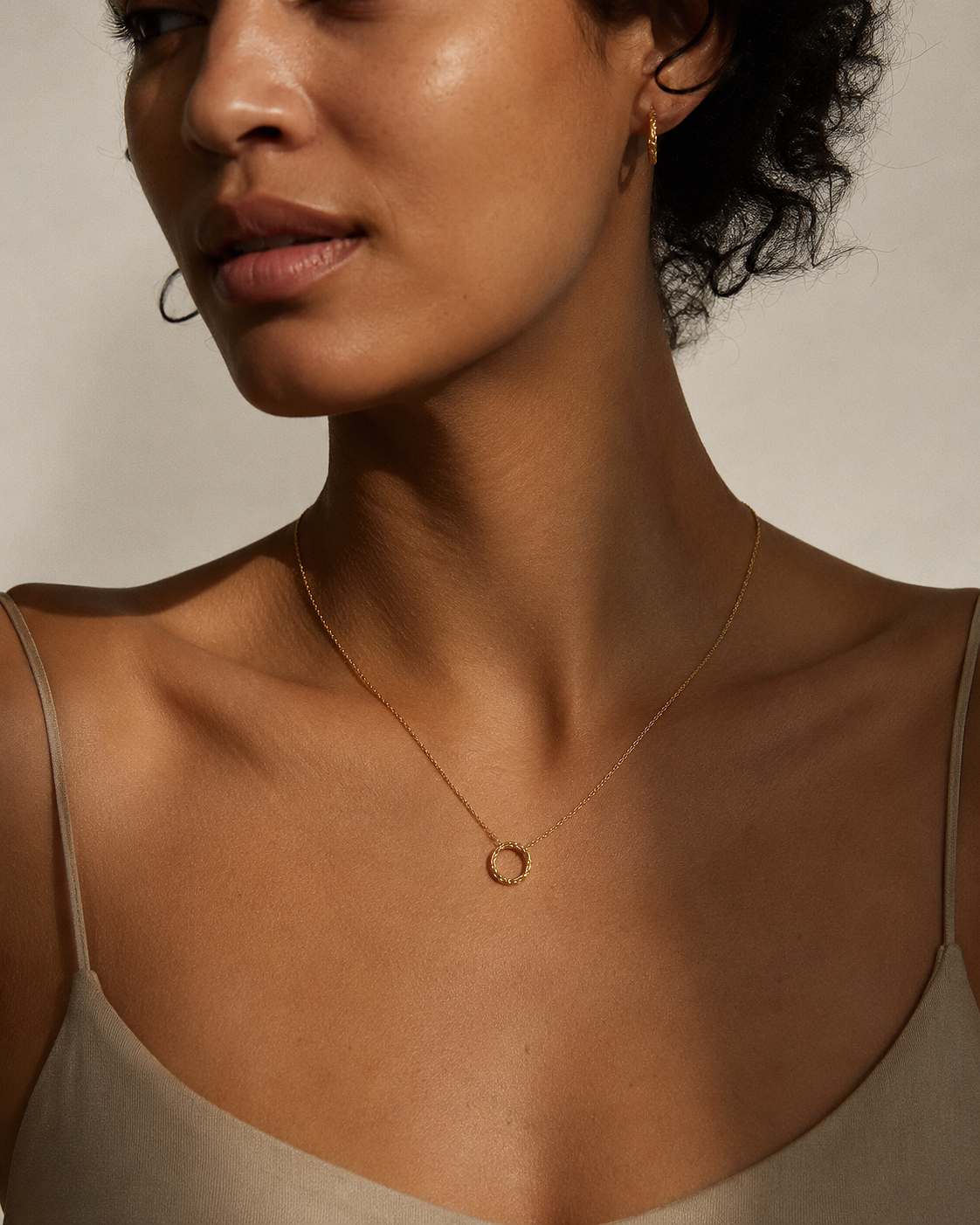 18k gold necklace
