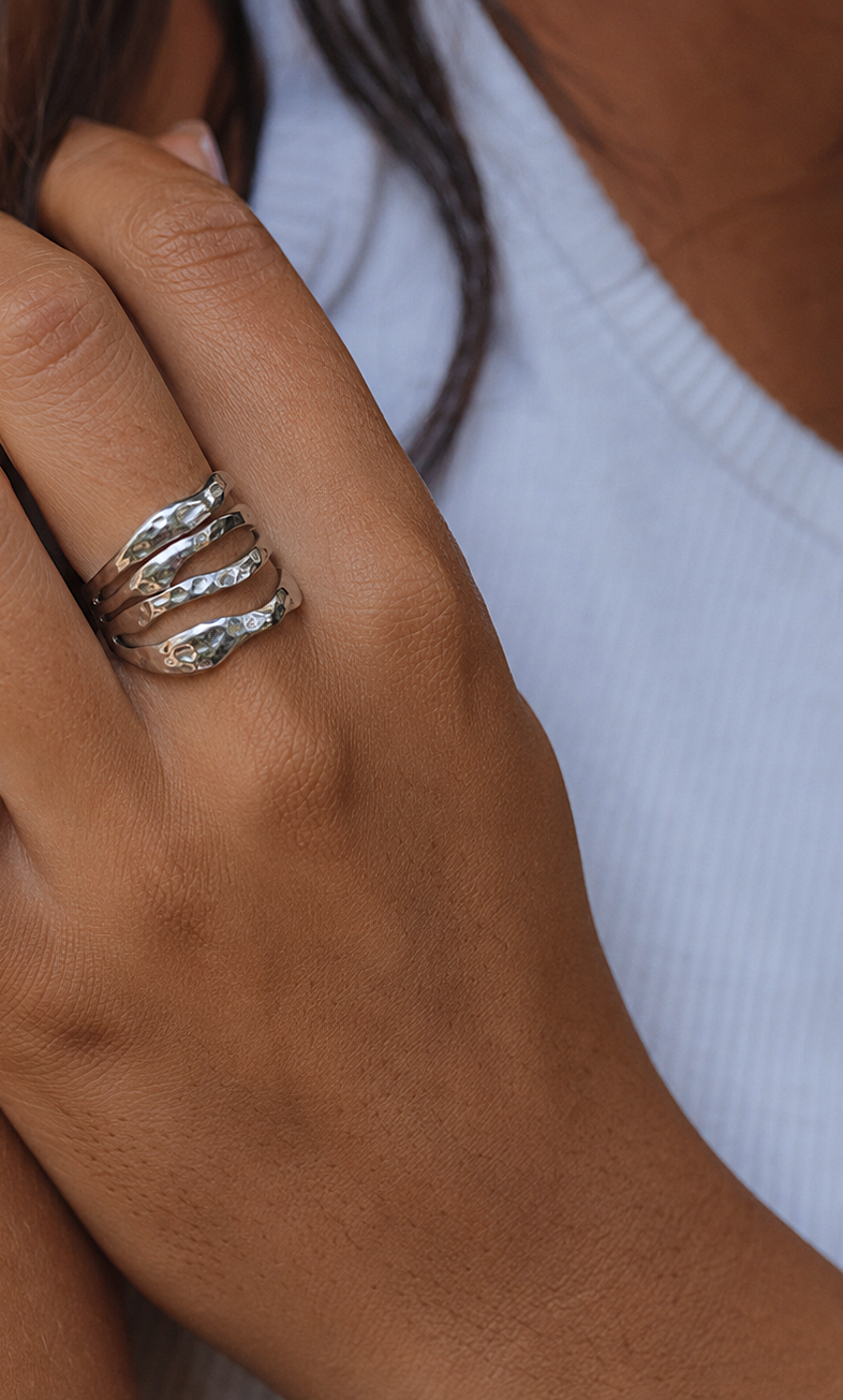 Slick Silver Open Ring