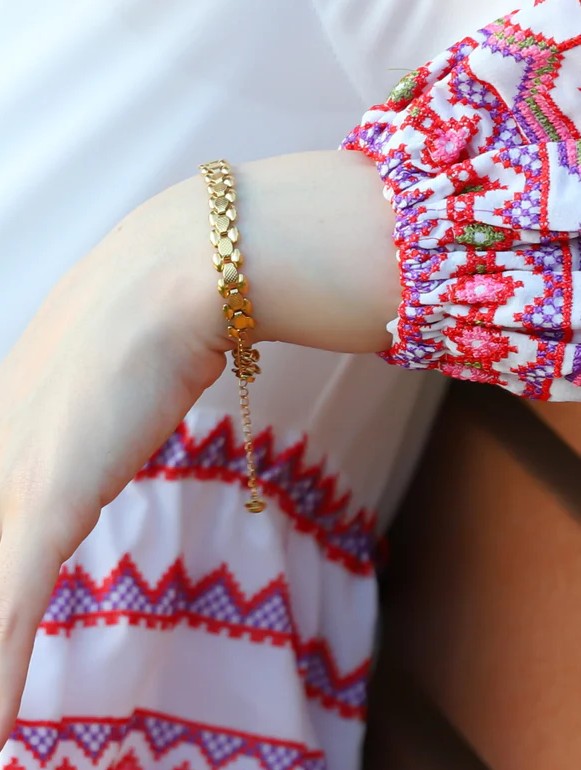 The Textured Link Bracelet